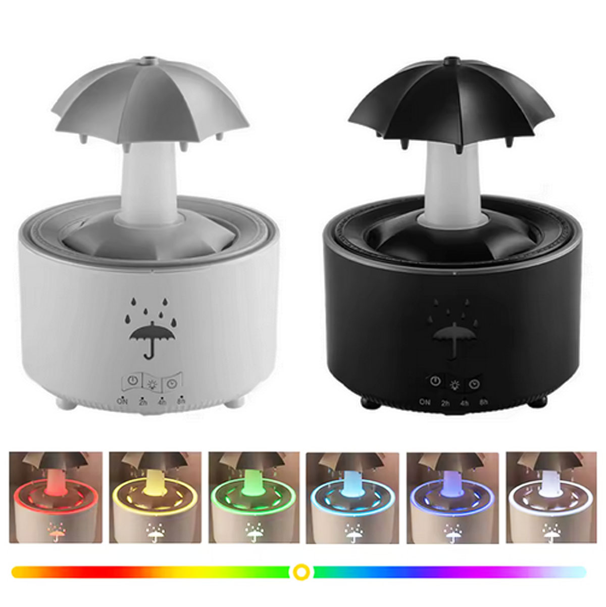 Vista 6 de Humificador Sombrilla Relajante Lluvia